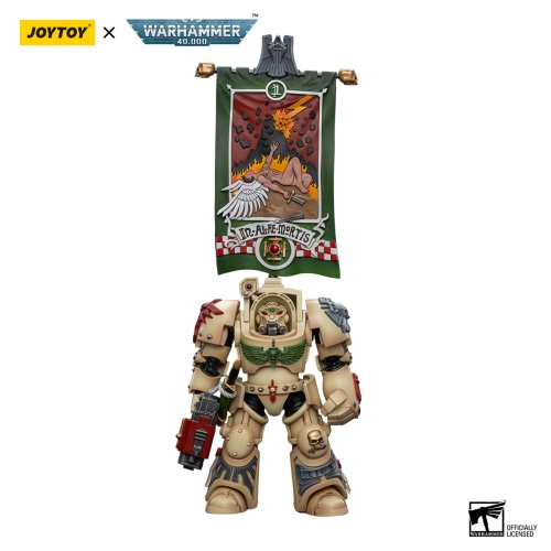 JOYTOY - Dark Angels Deathwing Ancient with Company Banner